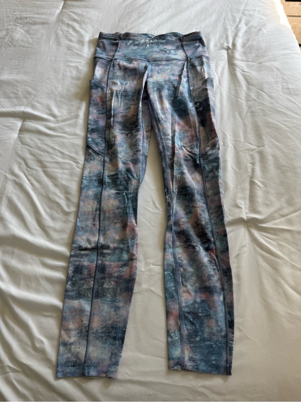 Lululemon Fast and Free Tight II 25" *Nulux. - Polar Lights Blue Multi